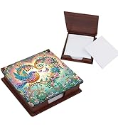 Tontut DIY Diamond Art Painting Kit Note Box, Flower Vine Love Bird Special Diamond Shape Unique ...