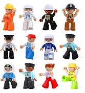 Mruikeny 12 Pieces Large Magnetic Figures for Kids Ages 3 4 5 6 7 8+ | 3 Inches Community Figures...