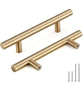 Goldenwarm 25 Pack 3 Inch Champagne Bronze Cabinet Pulls, T-Bar Handles | Champagne Gold Cabinet ...
