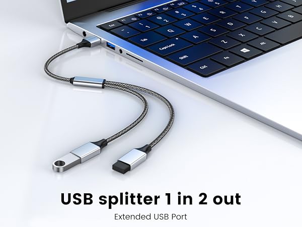 usb splitter 1 in 2 out