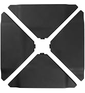 Abba Patio Umbrella Offset Base Stand 4PCS, Cantilever Umbrella, Light-Duty Square Stand, Sand Fi...