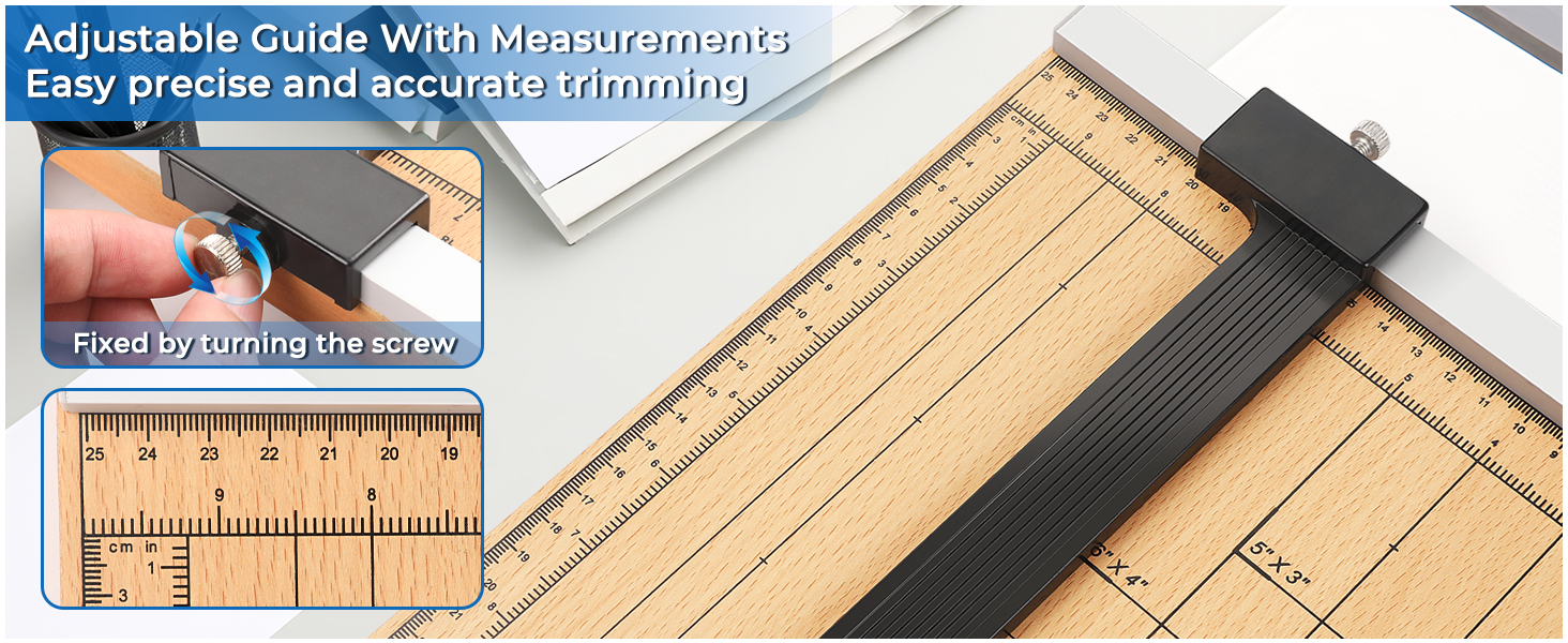 Sturdy wooden Paper Trimmer