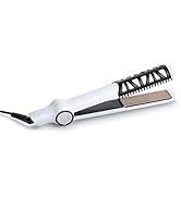 InStyler Cerasilk 1" White Ceramic Styling Iron - Smooth & Straighten Hair While Helping Protect ...