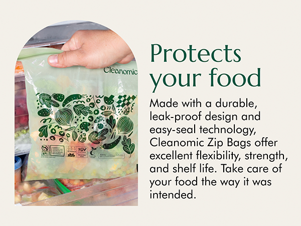 cleanomic quart zip bag
