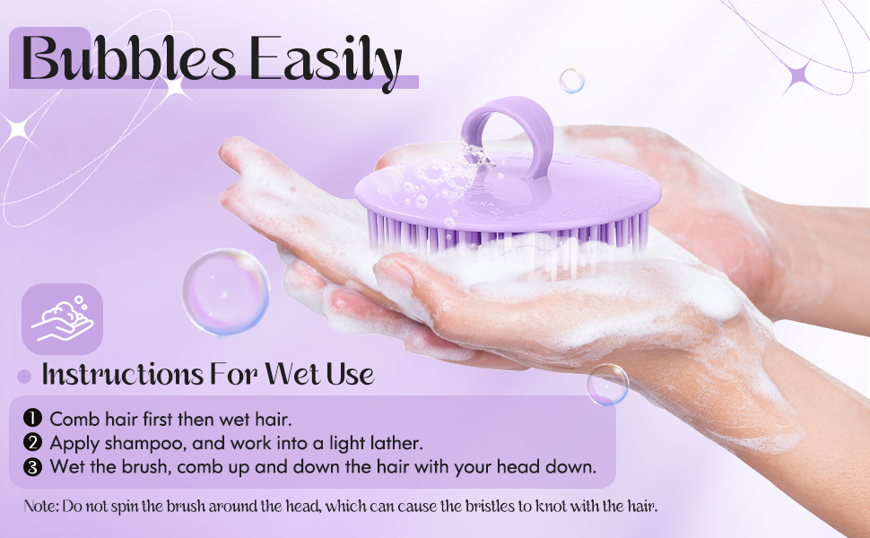 shampoo brush scalp massager
