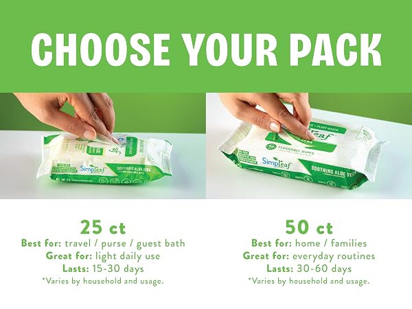 Simpleaf Aloe Vera 50 counts