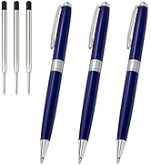 Cambond Ballpoint Pens Blue Pens - Metal Pen Office Professional Pens for Gift Business Men Polic...