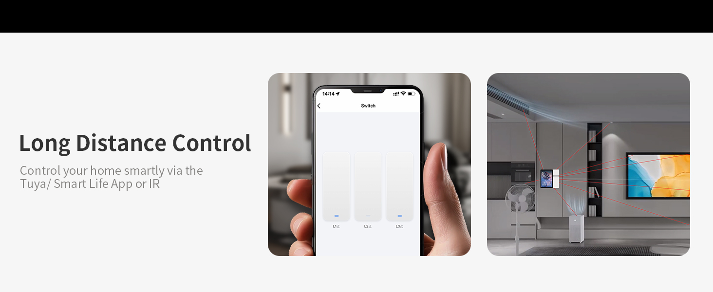 Remote control or IR control