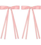 WantGor Hair Clips, Women Tassel Ribbon Bowknot Hair Bows Clip Ponytail Holder Hair Accessories H...