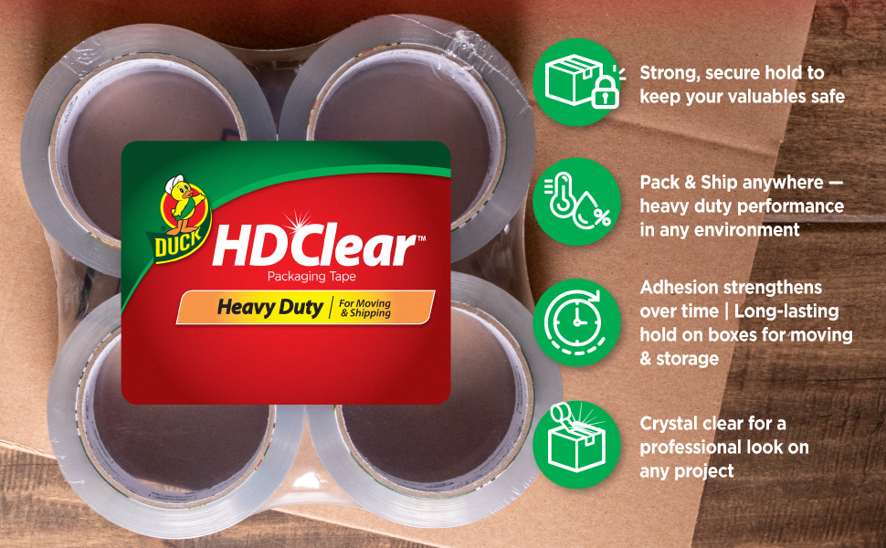 HD Clear is clear, strong, secure and long lasting