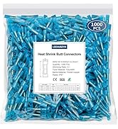 1000 Pcs Heat Shrink Wire Connectors, 16-14 AWG Waterproof Electrical Insulated Crimp Wire Splice...