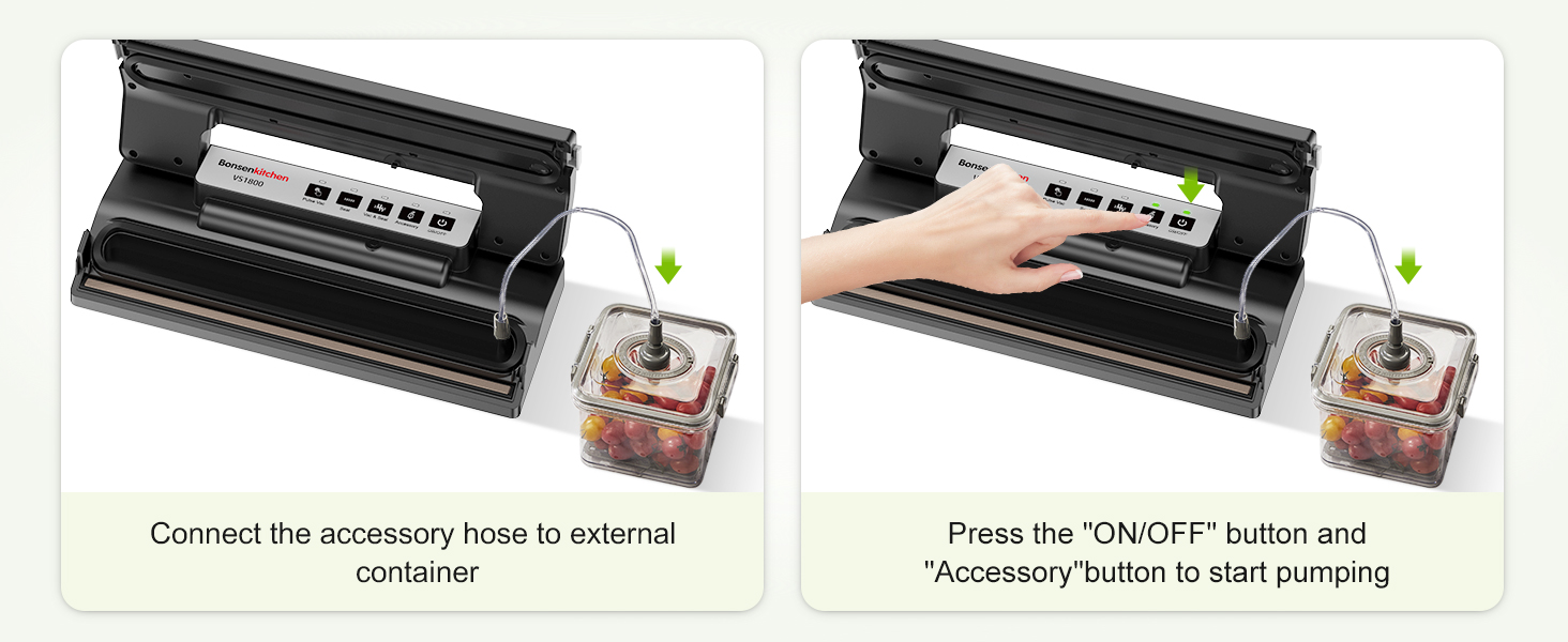 Bonsenkitchen Vacuum Sealer Machine