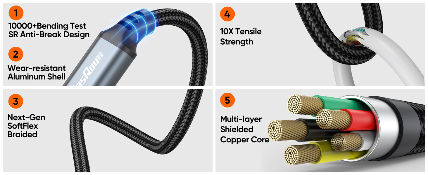 usb c to usb c cable 100w