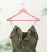HOUSE DAY Cedar Hangers for Closet 30 Pack, Smooth Cedar Wood Hangers with Rings, 360° Swivel Hoo...