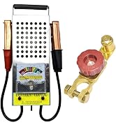 KAIHENG Battery Load Tester, Alternator Load Tester 12V 6V with Voltmeter Alligator Clips, Top Po...