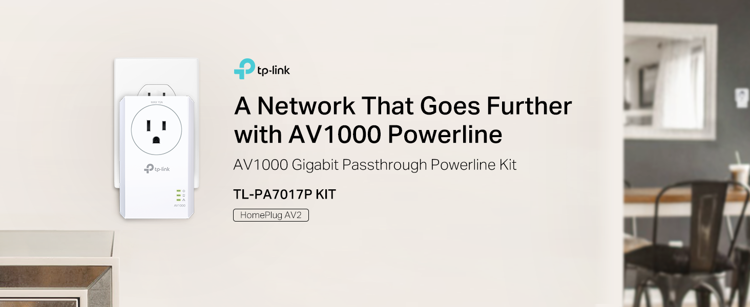 Powerline Ethernet Adapter AV1000
