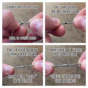 How to Close a Ball Chain Necklace