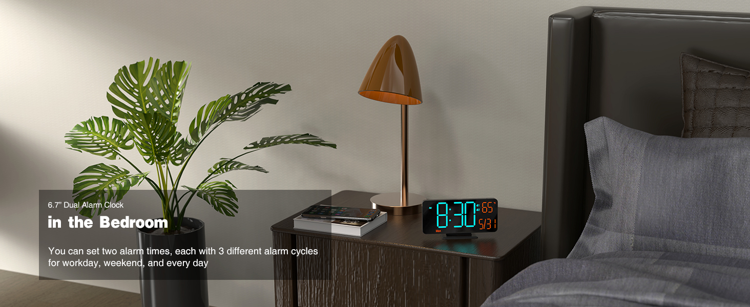 clock for bedroom