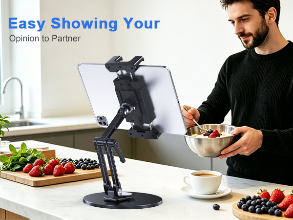 360 rotatable monitor stand with non slip base