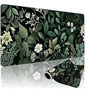 ModrnGld XXL Gaming Mouse Pad 35.4 x 15.7 Inch, Large Floral Desk Mousepad with Vintage Botanical...