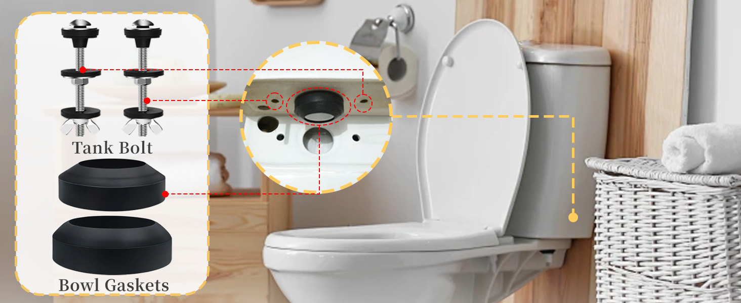 2-3 inch gasket flush valve openings