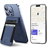 HiWe for MagSafe Wallet with Find My, Strongest Magnetic Wallet for iPhone 16/15/14/13/12 Series,...