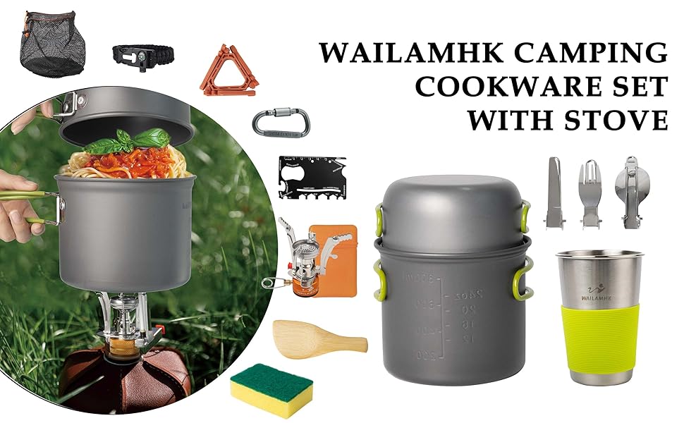 camping cookware set