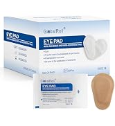GlobalRoll 50 Pcs Adhesive Eye Patches, Eye Patches for Adults Eye Pad Disposable Eyepatch Latex ...