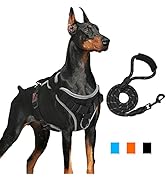 Supet Dog Harness No Pull, Dog Vest Harness with Free Dog Leash, No Choke Dog Harness Adjustabl...