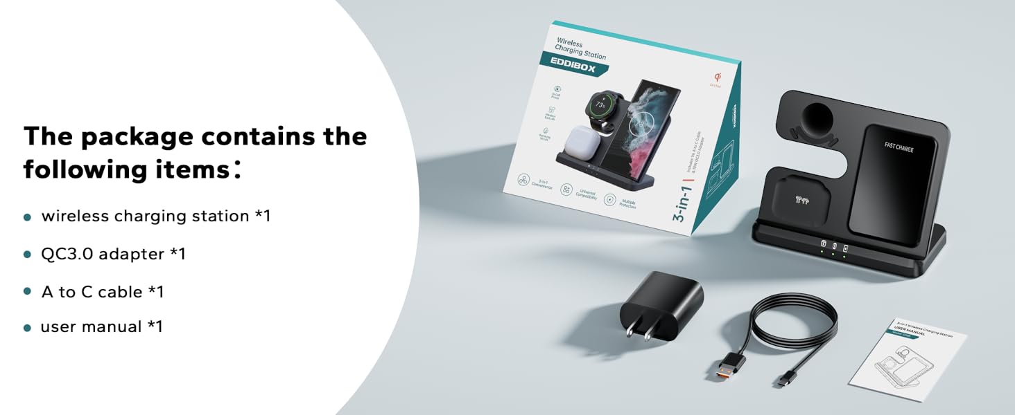 the package contains the following items