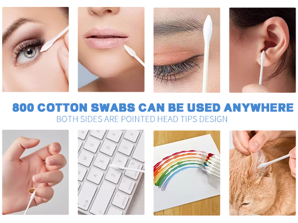 Pointed Tip Cotton Swabs