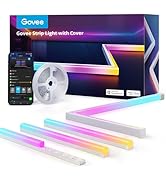 Govee RGBIC LED Strip Lights 16.4ft with Covers, Smart LED Lights for Bedroom Work with Alexa and...