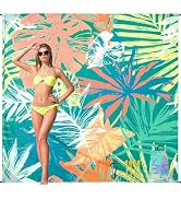 HIHOHO Beach Blanket Waterproof Sandproof Beach Mat for 1-8 Adults Quick Drying Durable Outdoor P...