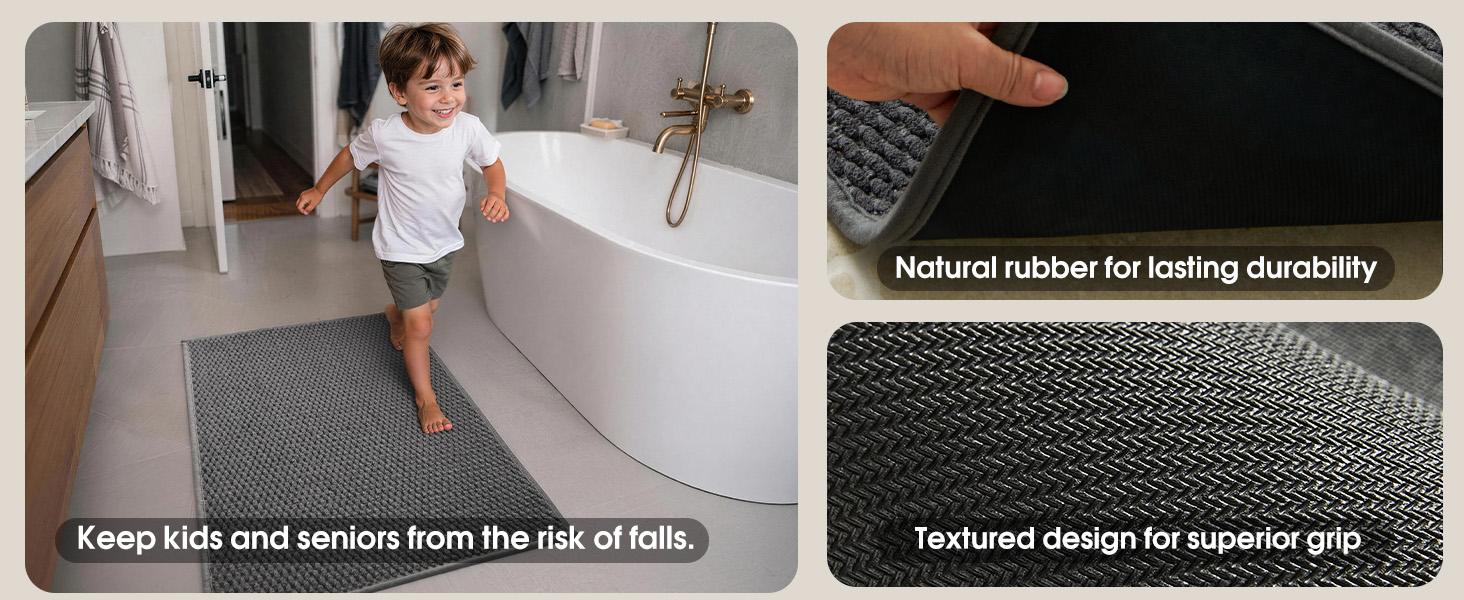 non slip bath mat