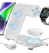 Wireless Charger 3 in 1,???????????????? ?????????? Wireless Charging Stand ?????? ???????? Charg...