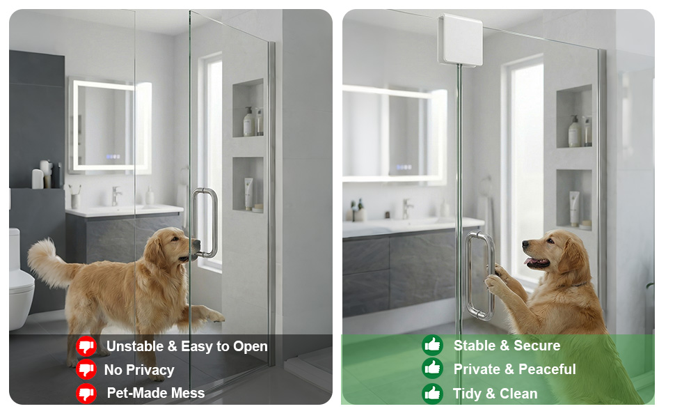 bathroom pet barrier