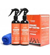 WOWIPER Ceramic Coating for Cars - Quick Effect Spray Wax, Extremely Hydrophobic Car Wax Spray, E...