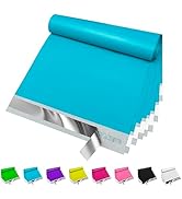 JinRuiKJ Blue Poly Mailers 10x13 Inch 100 Pcs, Strong Adhesive Shipping Bags for Clothing, Durabl...