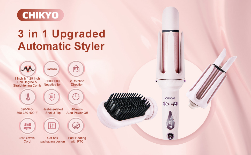 3 in 1 upgraded automatic styler