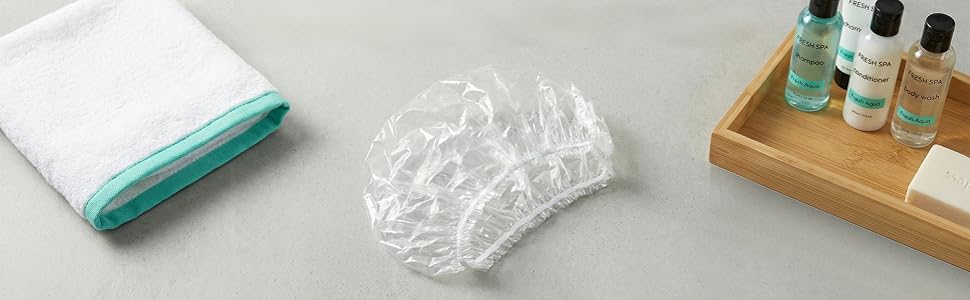 clear shower cap