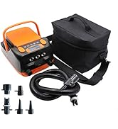 Rechargeable Sup Air Pump Electric Portable, 16PSI 12V with Battery, Stand Up Paddle Board Electr...