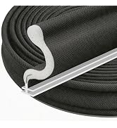 40 Feet Door Weather Stripping, Kerf Door Seal Strip, V-Shaped Foam Exterior Door Frame Weather S...