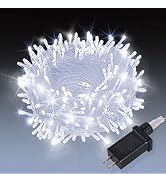 Etinga 100 LED String Lights 33ft Cool White, Plug in Fairy Lights with 8 Modes, Indoor Outdoor C...