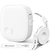 XenGro Mini Label Maker Machine with Tape – Portable Bluetooth Mini Label Printer, Wireless Therm...