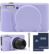 SZHSYJY Camera Case for Canon PowerShot SX740/ SX730 Digital Camera,SX740 HS Case, Soft Silicone ...