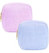 Lestp 2Pcs Small Makeup Pouch Period Bag Mini Makeup Bag for Women Teens Cute Sanitary Napkin Sto...