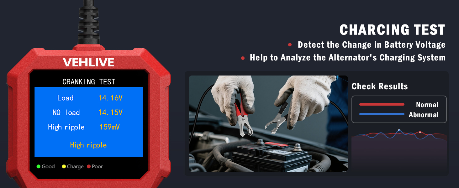 battery tester 6V 12v automotive