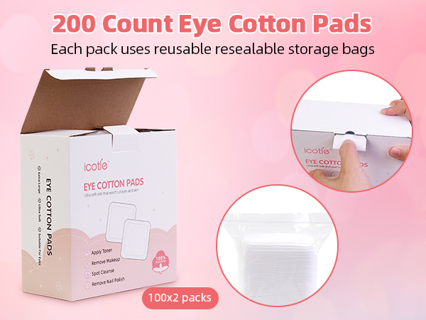 Each pack uses reusable resealable storage bags