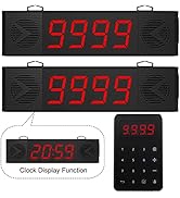 ChunHee 4 Digitals Queue Management Calling System-Take A Number Display System-Restaurant Pager ...