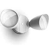LUTEC 6222W 3500 Lumen 32 Watt 28 LED Dual-Head Floodlight Outdoor, Full Metal Design, Waterproof...